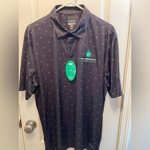 Greg Norman Collection Charcoal Polo Shirt
